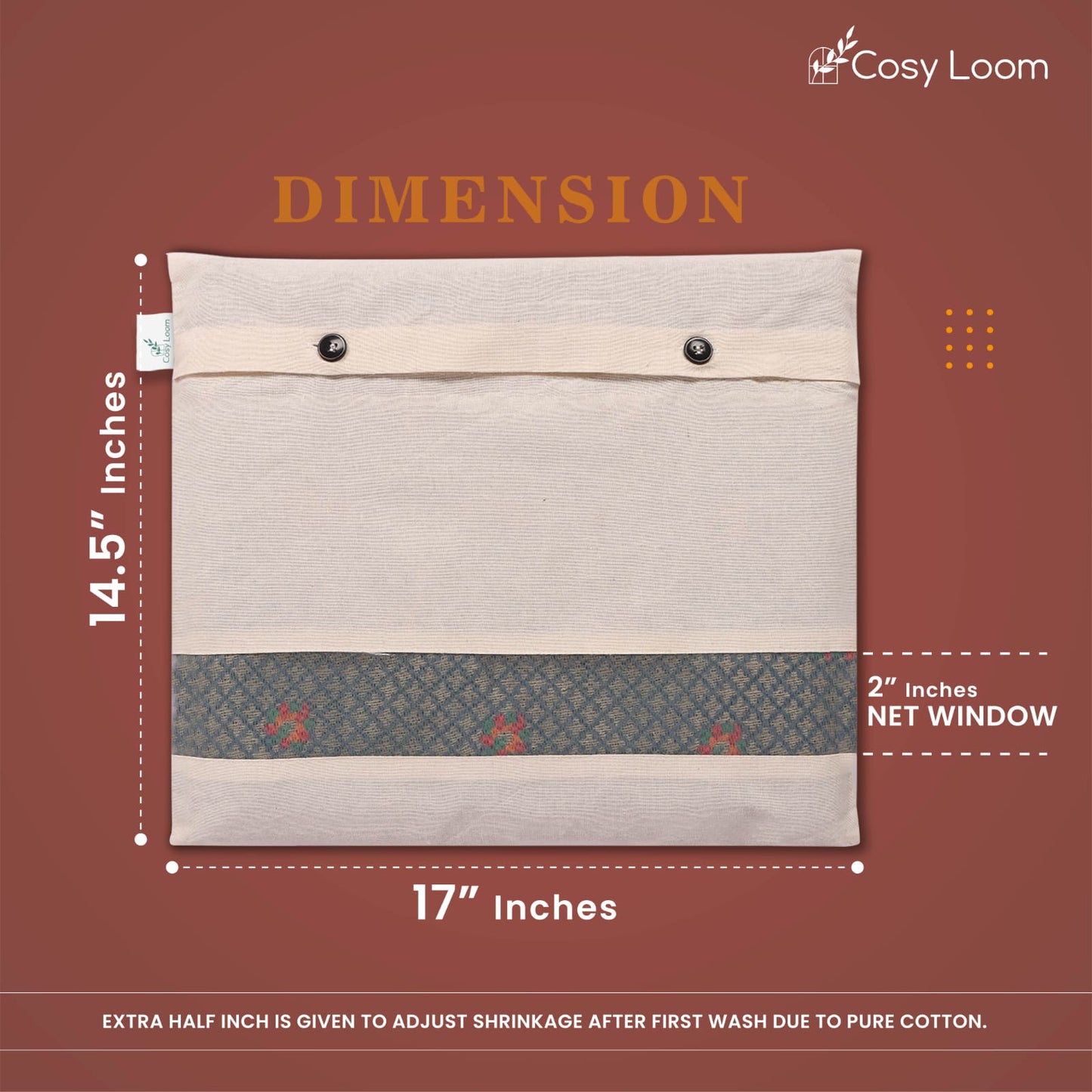 cotton blouse storage cover