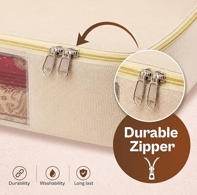 premium cotton saree storage box