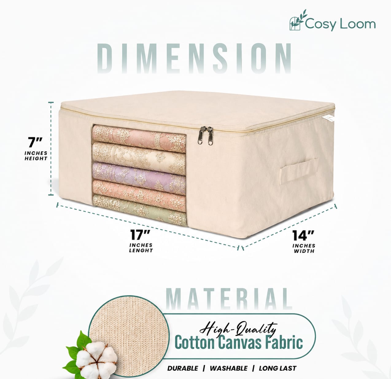 premium saree storage cover set (pack of 6)