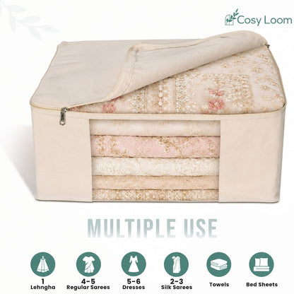 Premium Saree Storage Cover Set (Pack of 3)