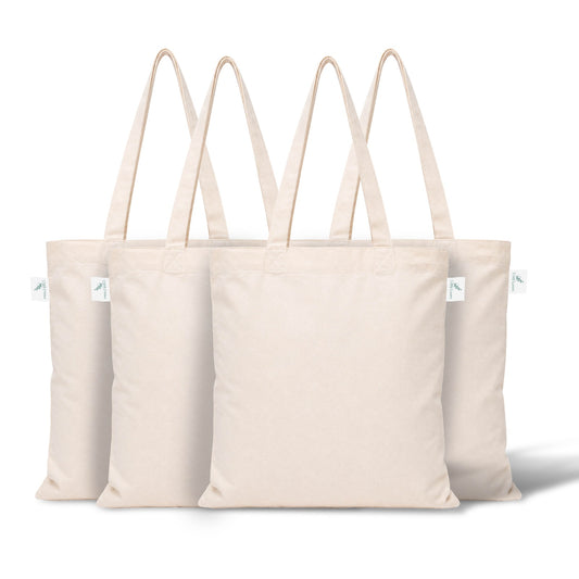 Premium Cotton Tote Bag – Pack of 4